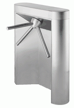 Alvarado EDC-BN-3SS Bull Nose Waist High Turnstiles